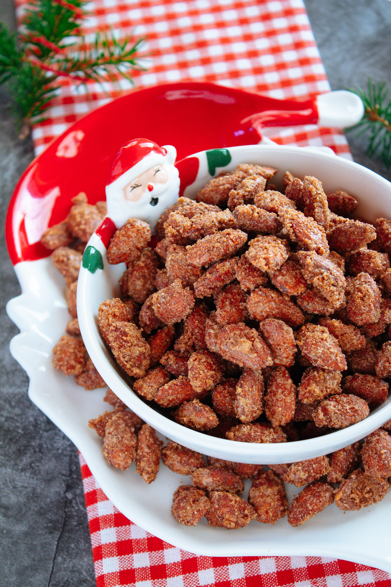 Cinnamon Sugar Roasted Almonds