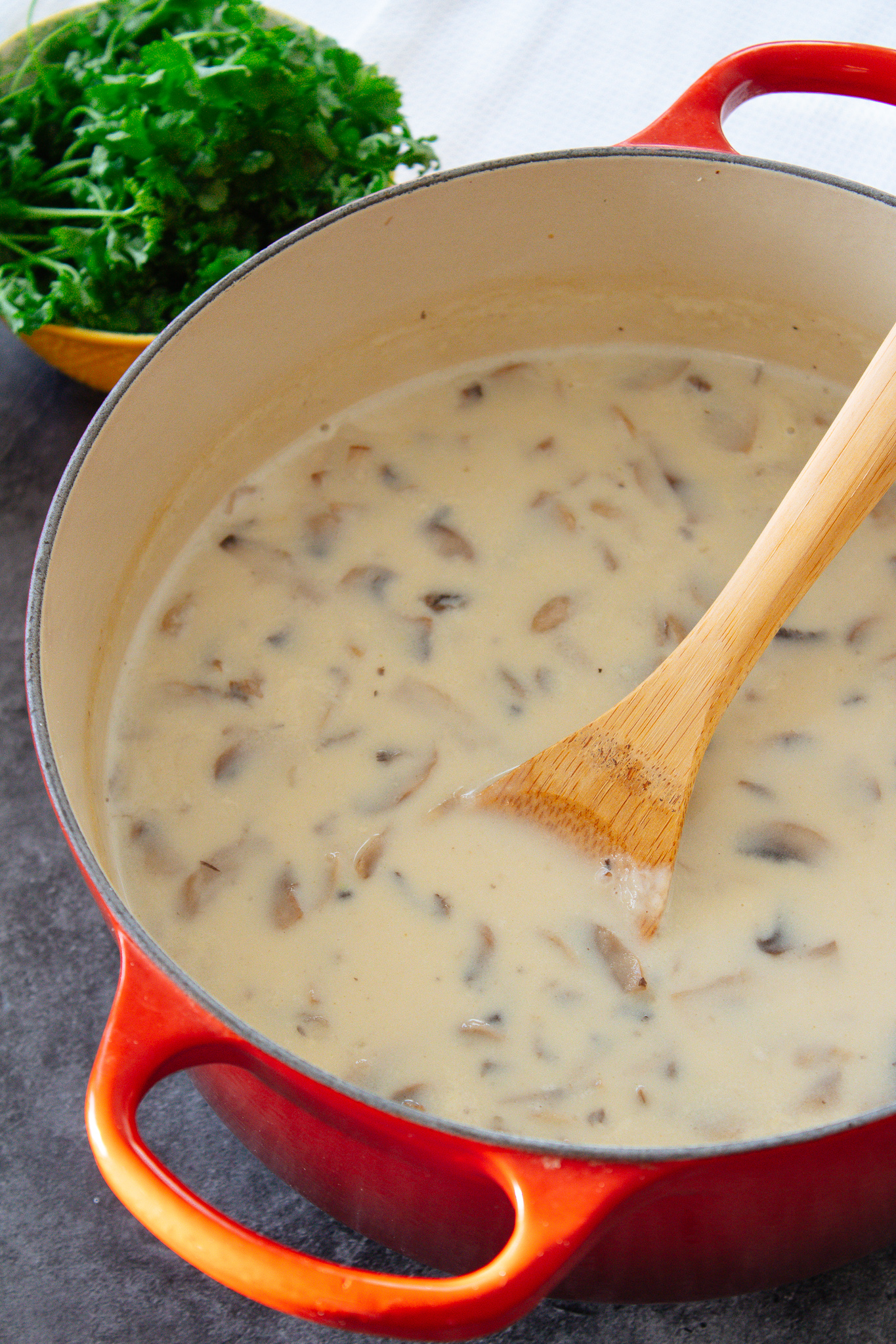 Easy Creamy Mushroom Soup