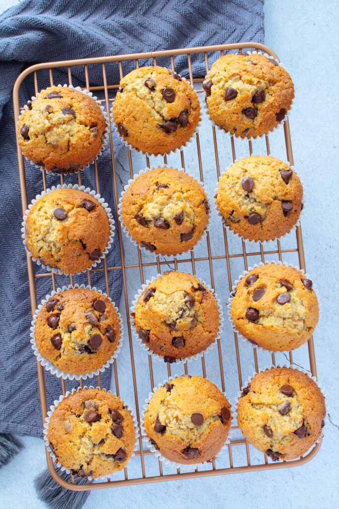 Classic Chocolate Chip Muffins - A La Inga