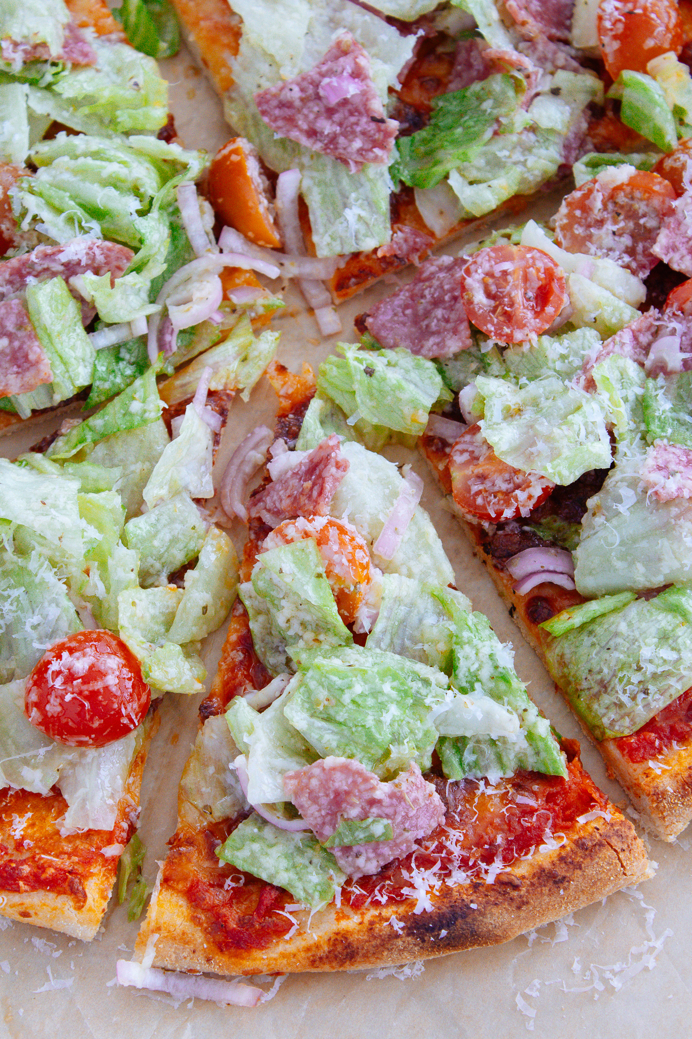 Chopped Italian Salad Pizza