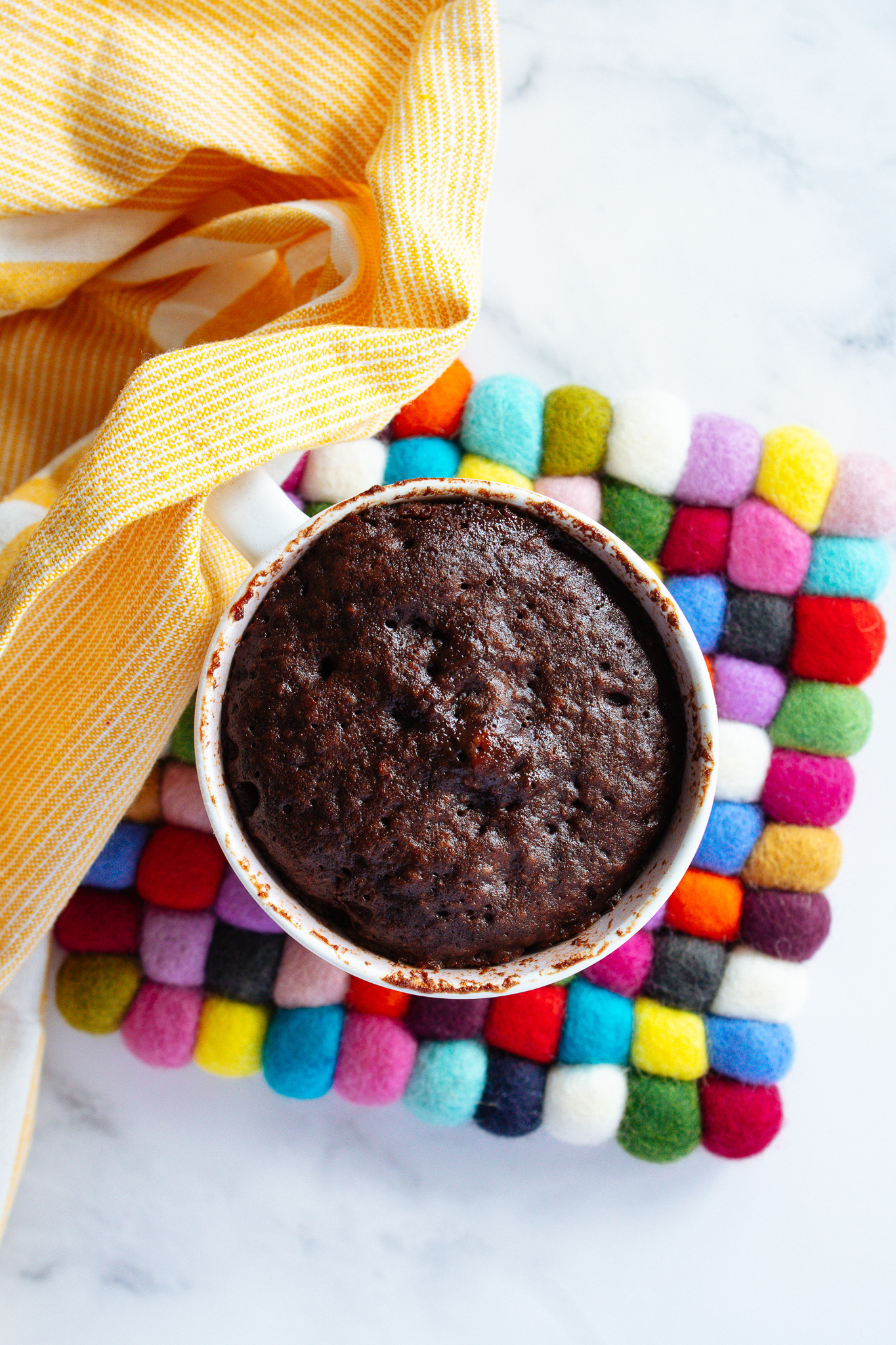 5 Minute Double Chocolate Mug Cake