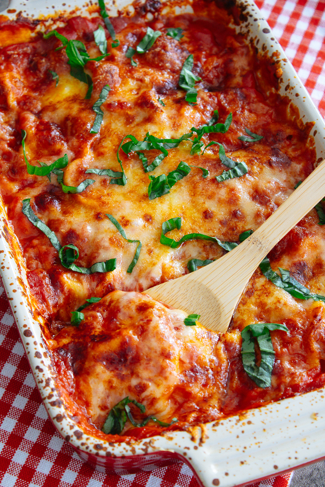 5 Ingredient Cheesy Ravioli Pasta Bake