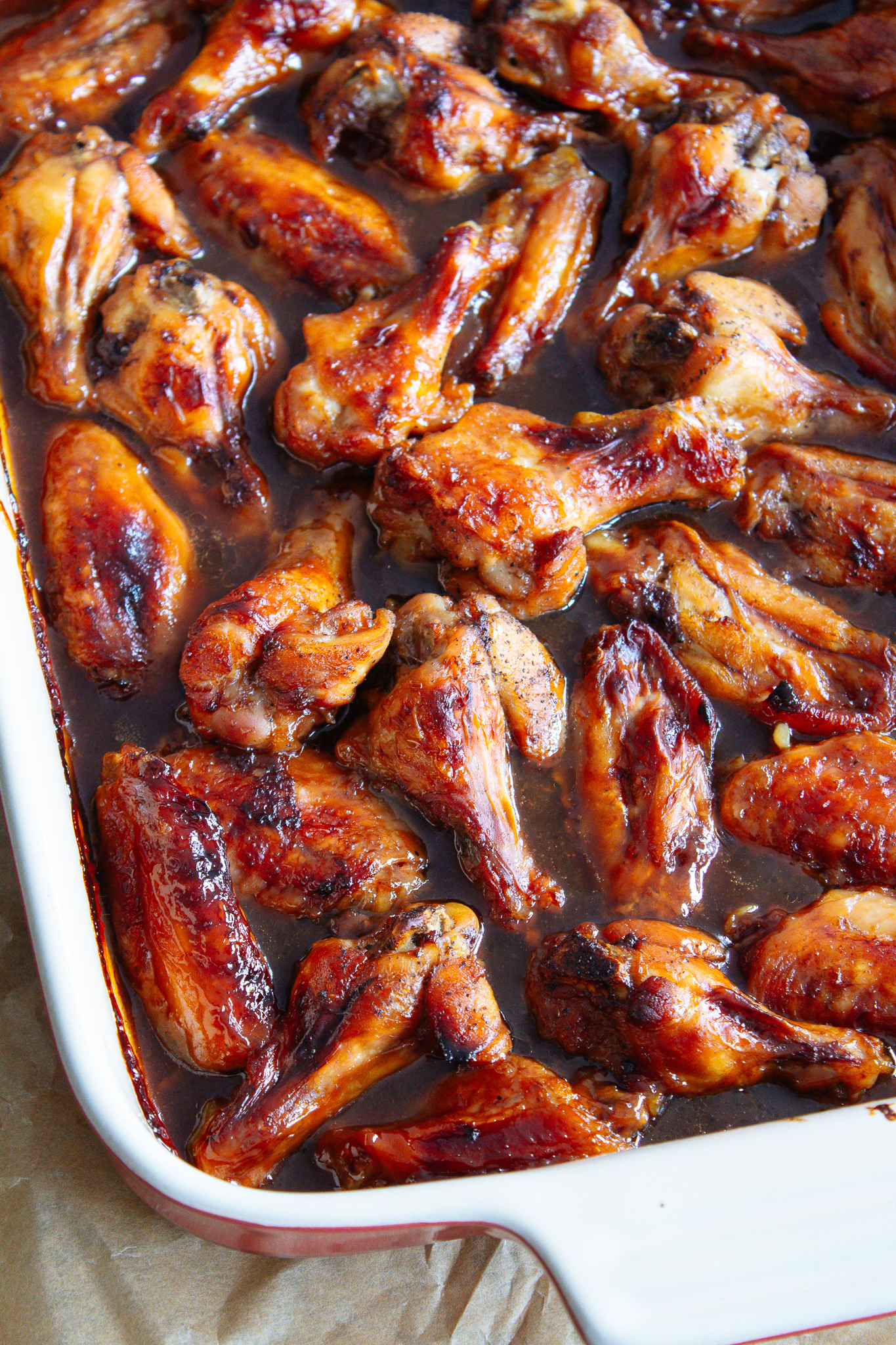 Sticky Coca Cola Chicken Wings