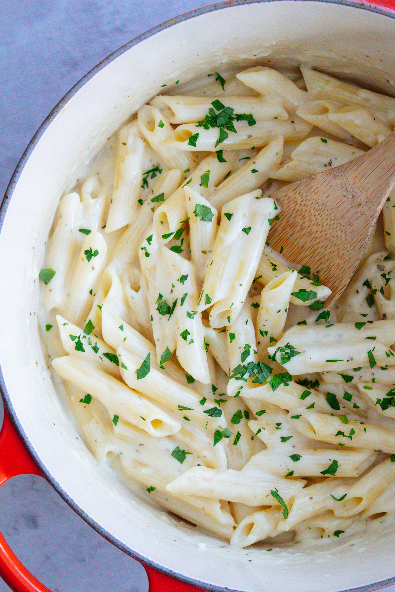 Creamy Garlic Parmesan Pasta